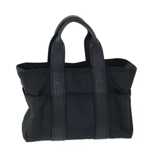 HERMES Acape Luco PM Hand Bag Nylon Black - Picture 1 of 16